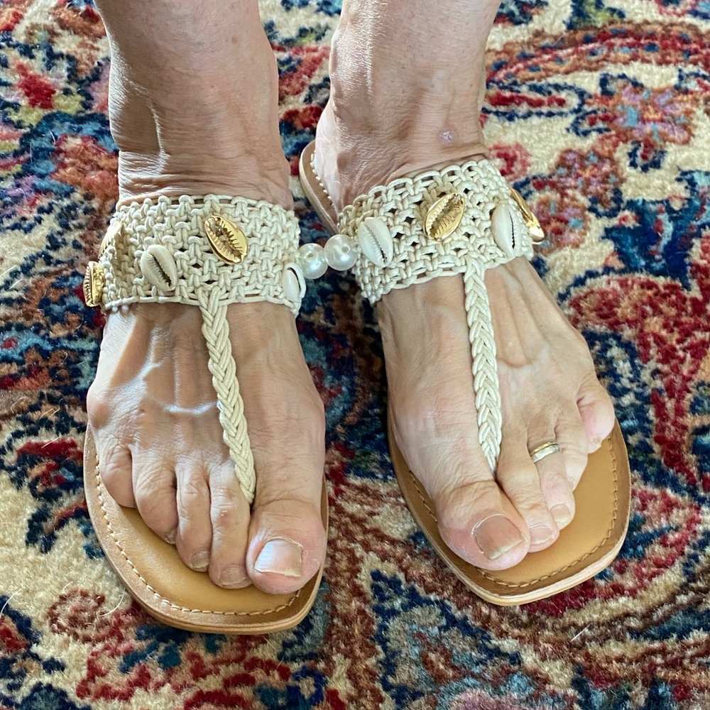 Salt + Umber super cute woven sandals